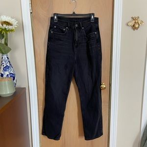 American Eagle high waisted boyfriend black jeans